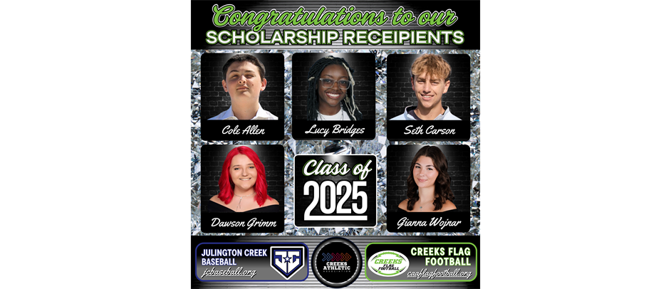 Meet our 2025 Scholarship WINNERS!